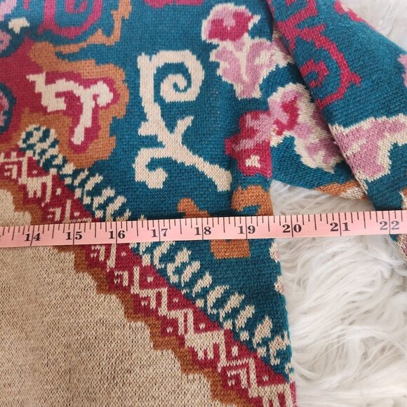 Sundance Journey East Sweater Womens size Small Oversized Boho Southwestern - Picture 9 of 15